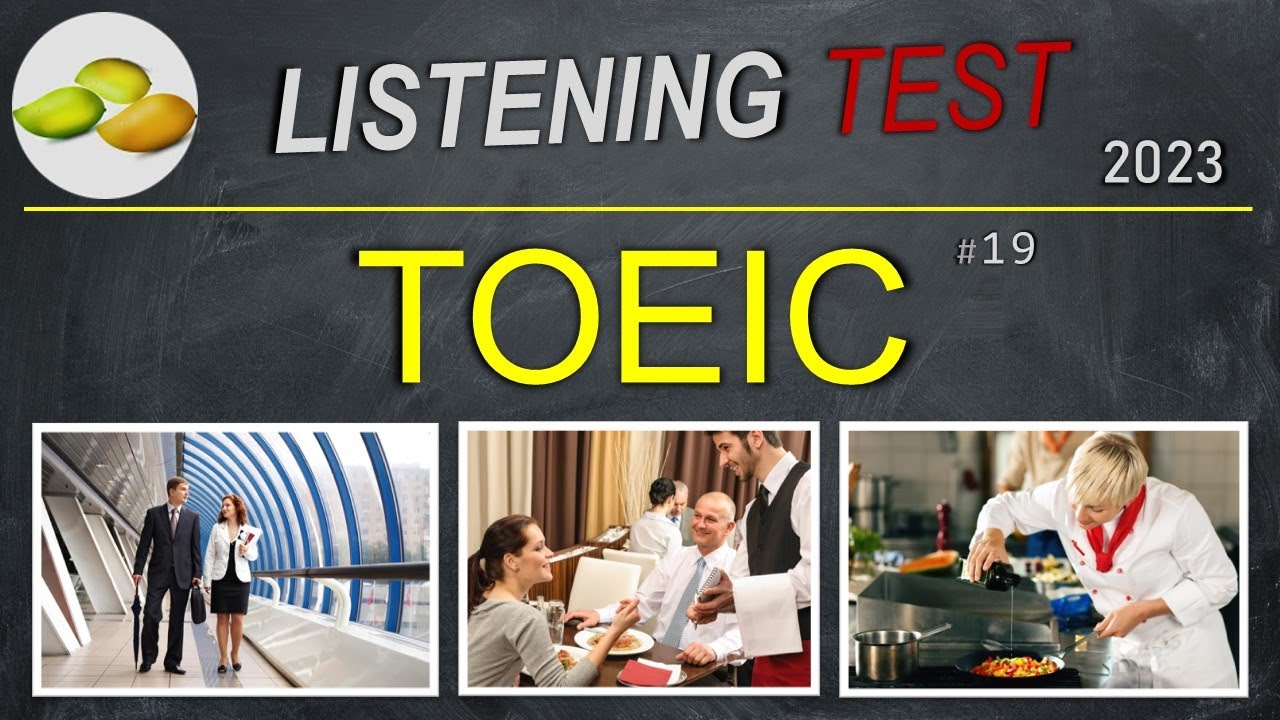 Тест TOEIC по аудированию, часть 19. Азиатский вариант TOEIC. Экзамен в Японии 2023 года.