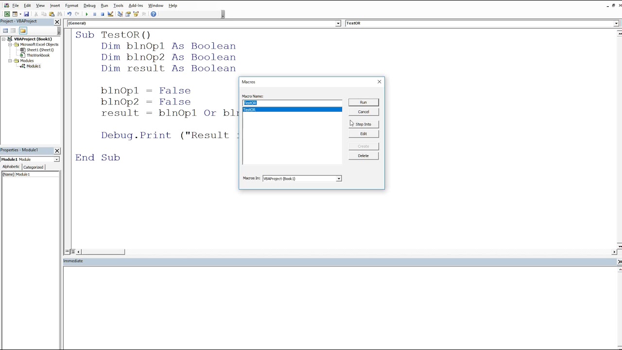 Excel VBA OR Operator Explained &ndash; True/False Logic Made Simple