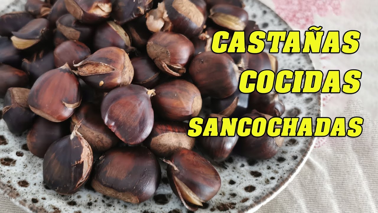 casta&ntilde;as sancochadas (cocidas)