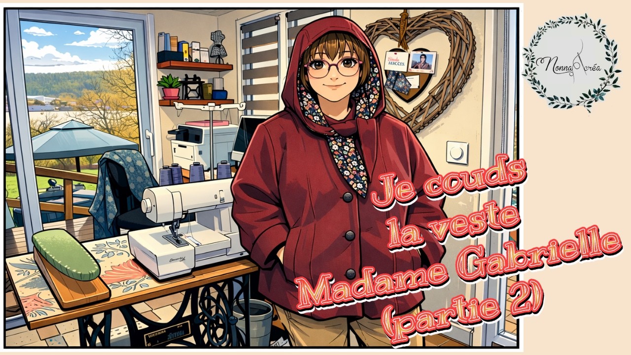 Je couds la veste Madame Gabrielle (partie 2 )