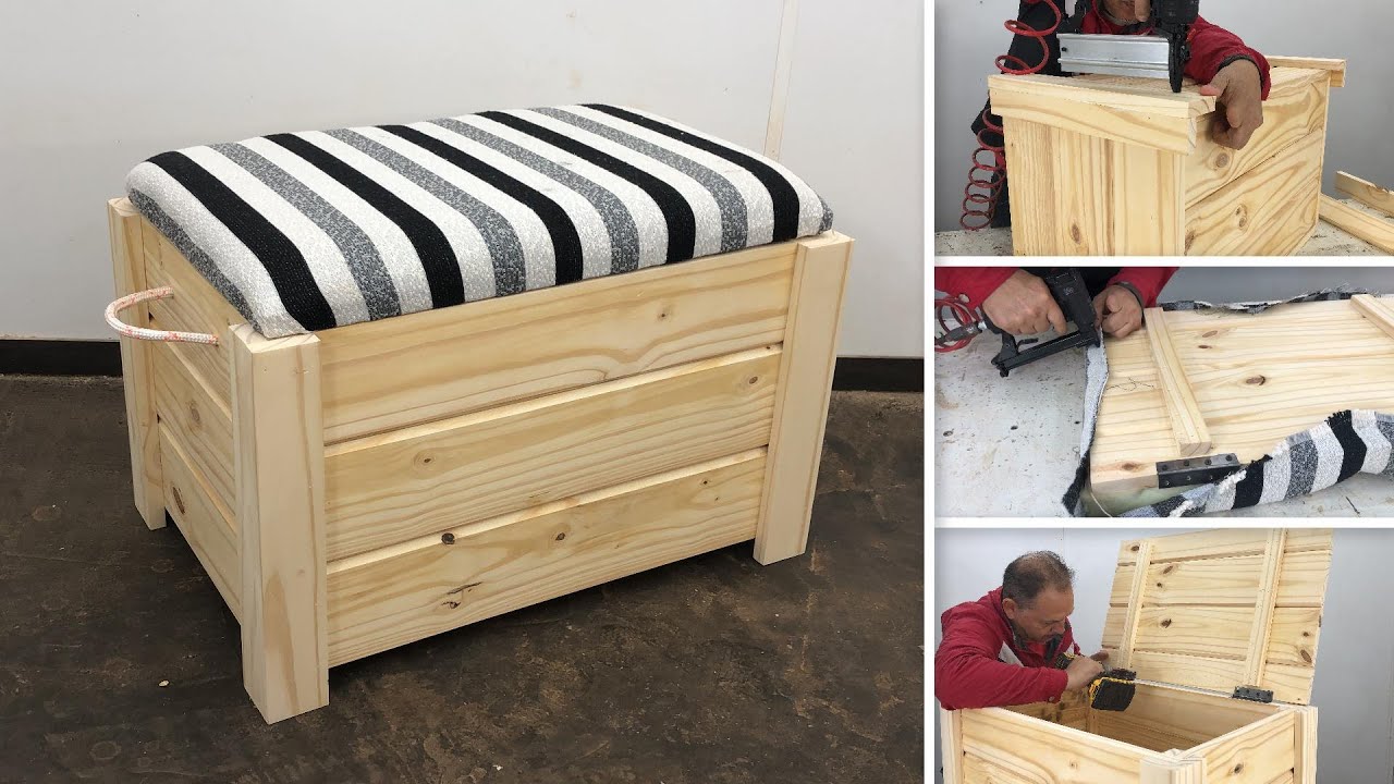 Baúl de Madera muy Bonito y Fácil de Hacer