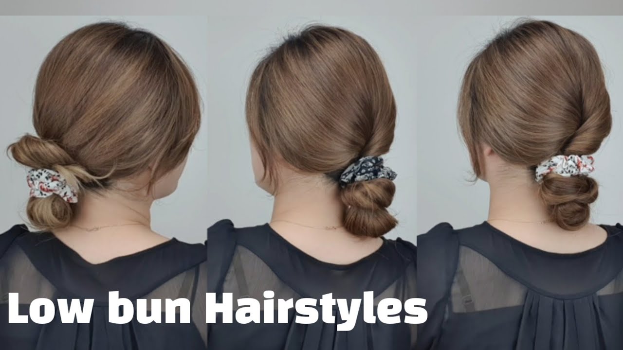 로우번 :) 쉽고 간단한 3가지 방법 (ft. 곱창밴드)low bun Hairstyles 유진쌤