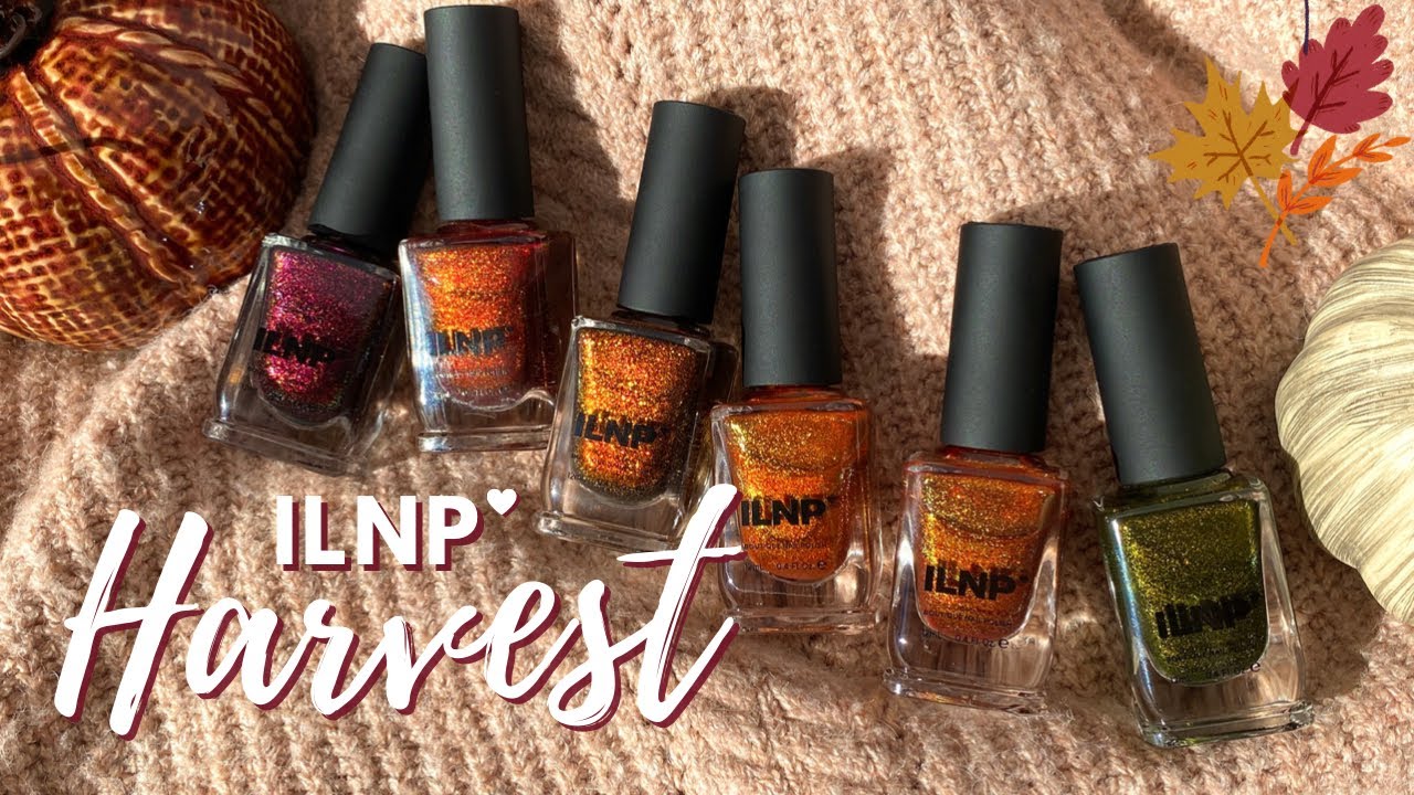 These Are absolute MAGIC! 🍁✨ ILNP Harvest Swatch + Review with Comparisons | @polished_yogi