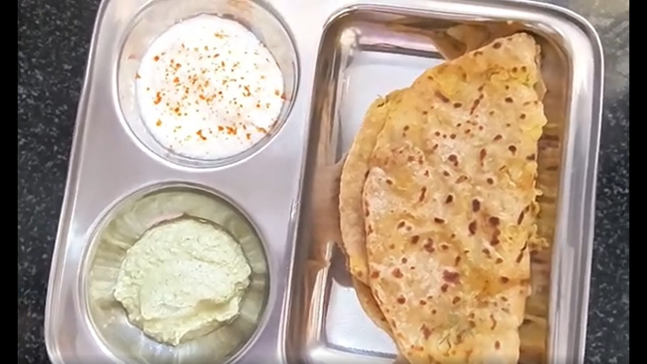 Aloo Paratha Recipe | Potato Stuffed Paratha | Aloo Paratha with Coconut Pudina Chutney | EasyRecipe