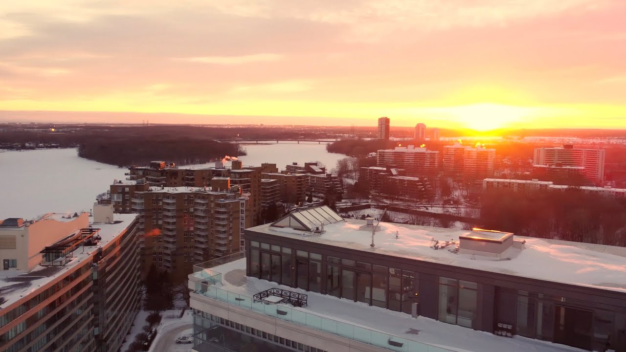 DJI Mini 2 4K Drone Footage of Relaxing Sunset at ile Paton 🌇