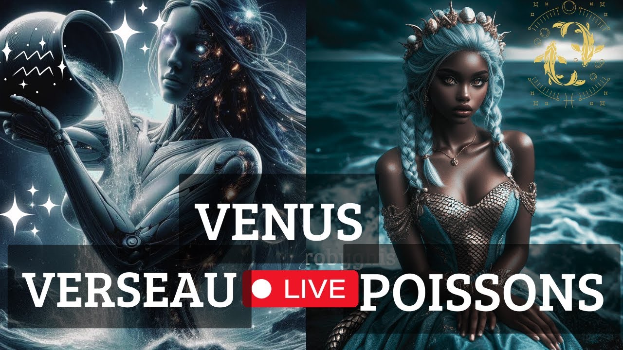 VENUS EN VERSEAU et VENUS en POISSONS en direct