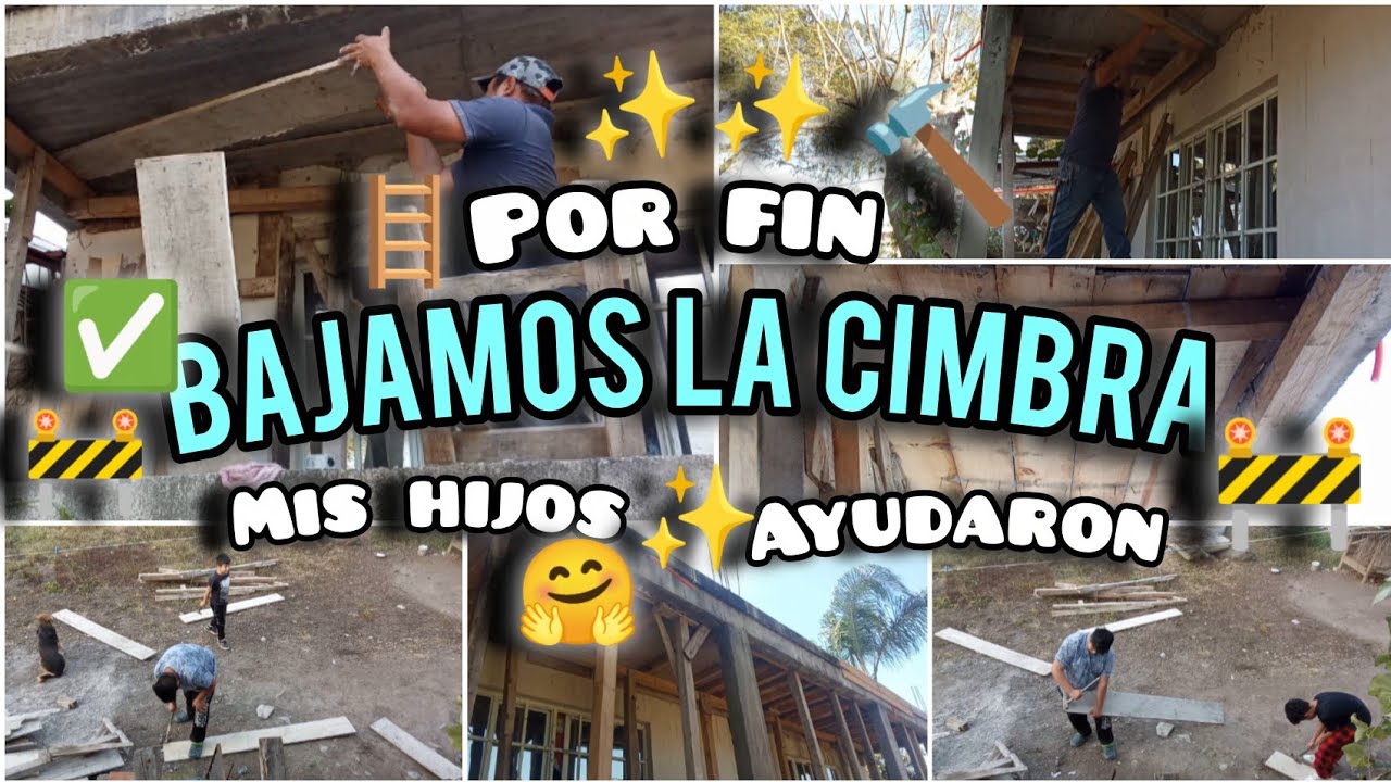 ✅👷Quitando el cimbrado 🔨🪜/algo complejo /🚧