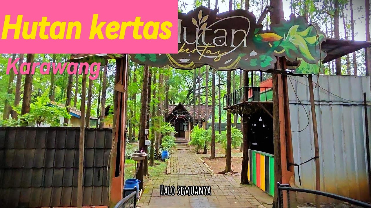 Review tempat wisata karawang!!! Hutan kertas karawang