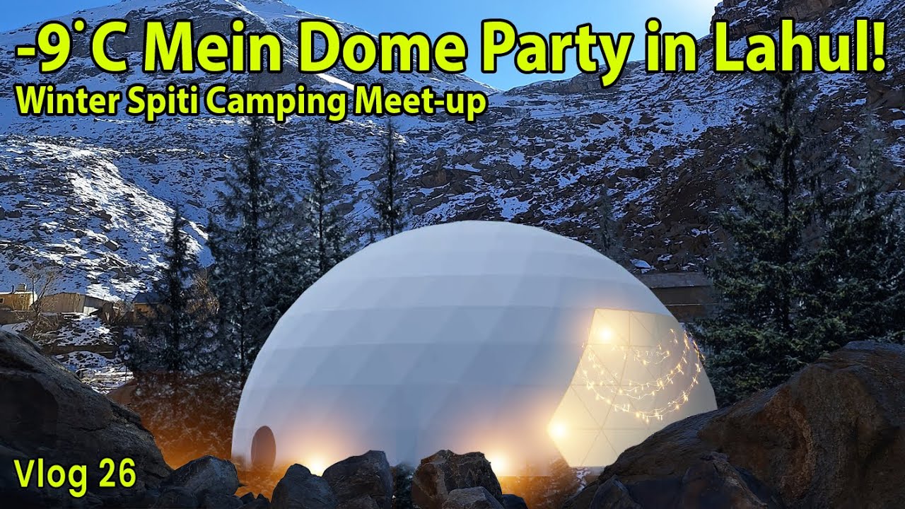 Vlog 26: Day 2 Winter Camping in Koksar! @Himachalifamily5 #camping #roadtrip #campinglife #love