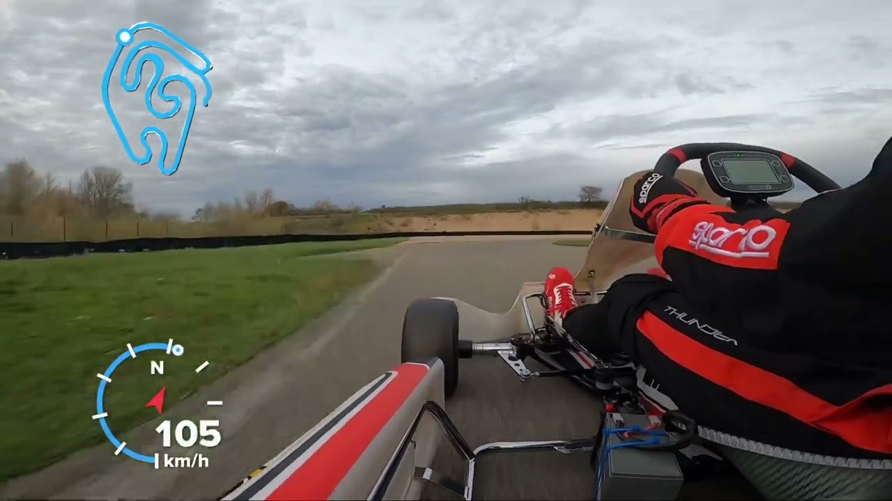 Kart Château Gaillard - IAME X30 / Châssis Charles Leclerc