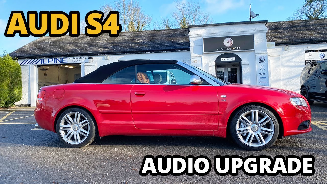 Audi S4 Audio Upgrade With JL Audio VXI Amplification.