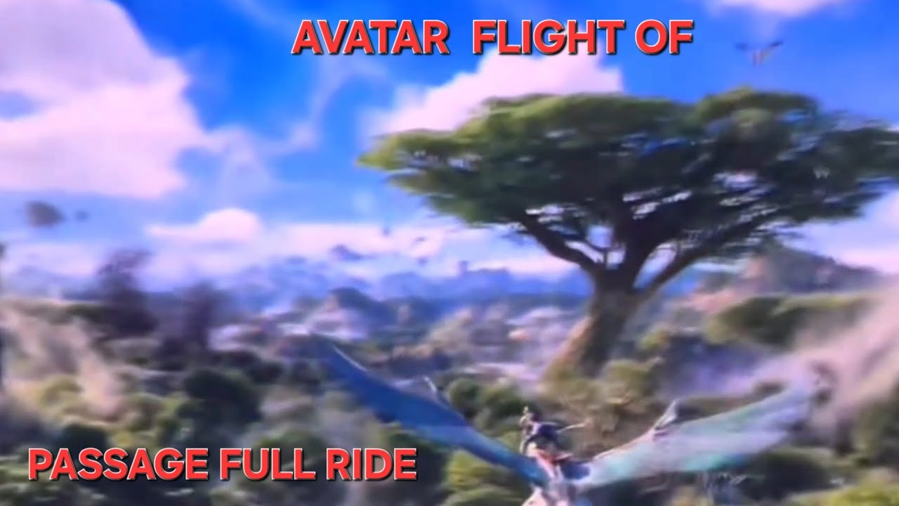 AVATAR FLIGHT OF PASSAGE FULL RIDE POV #avatar #flightofpassage #pov