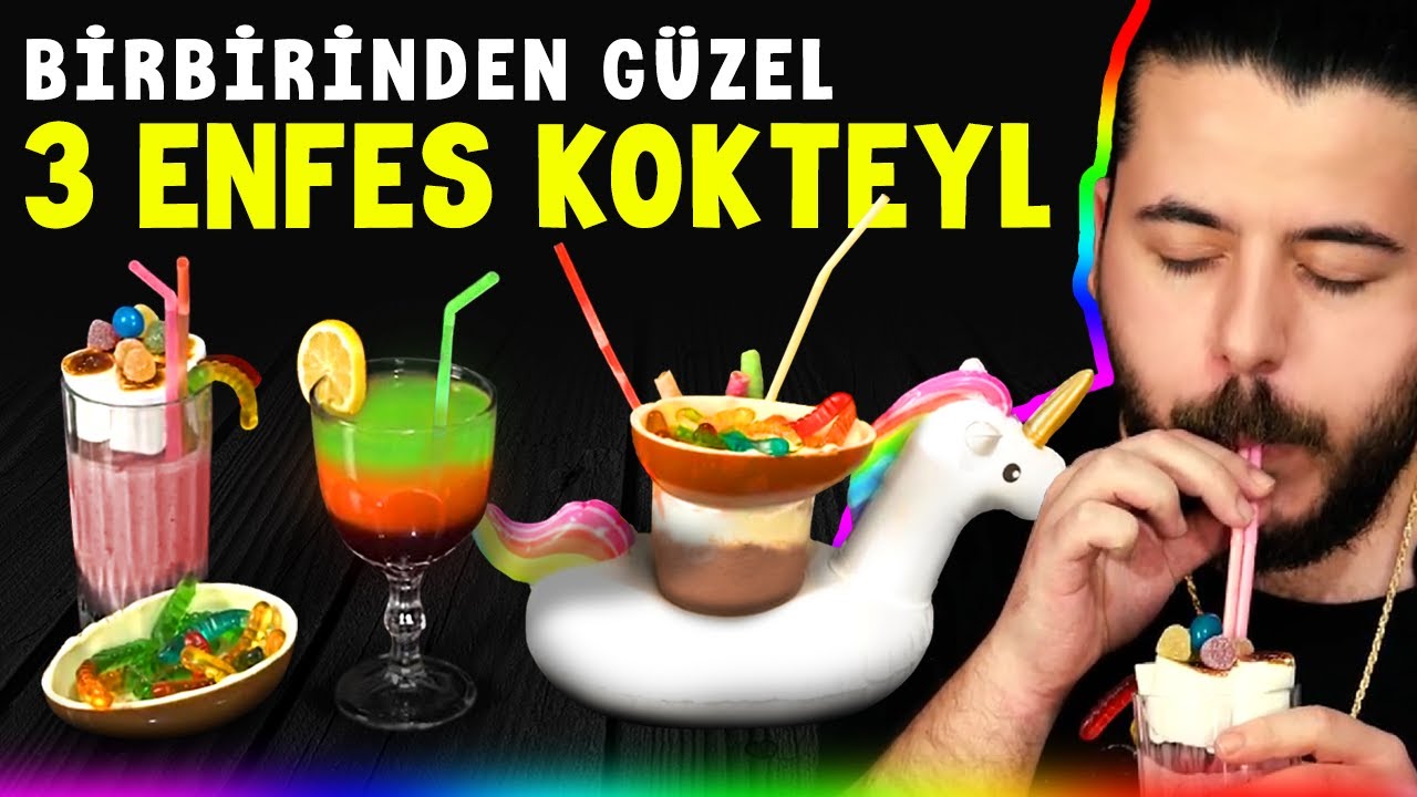 🍹 3 Enfes İçecek Tarifi 🍨 Yaza Özel Düşük Bütçeli ! Unlost Mutfak #2