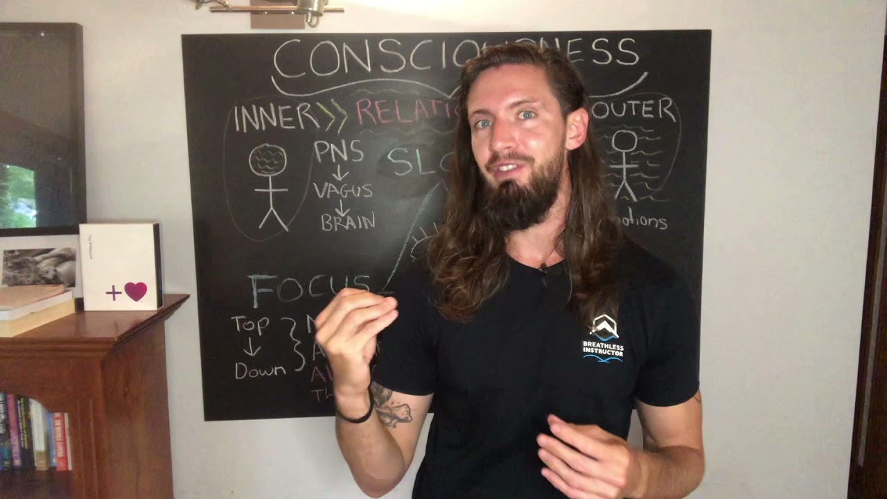 Neurophysiological model of altered states of consciousness induced by breathing techniques.