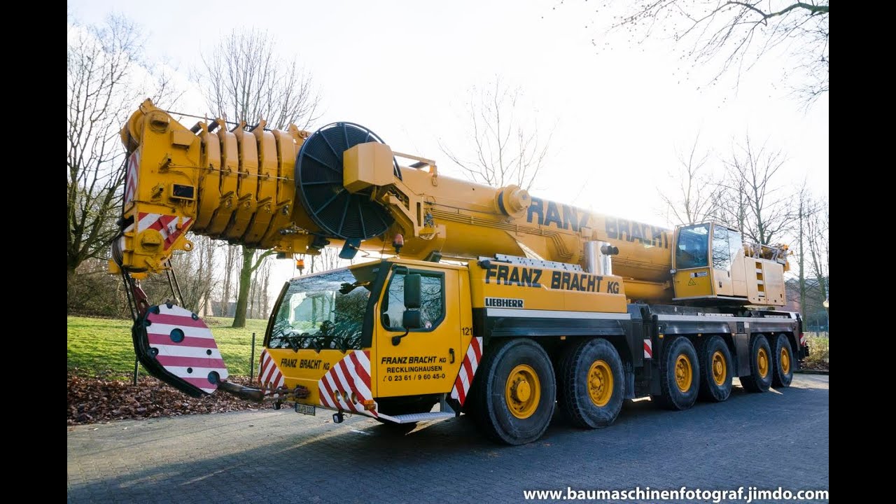 LIEBHERR LTM 1250-6.1 Franz Bracht An- und Abfahrt