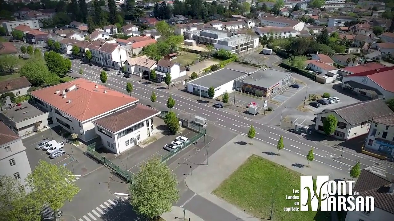MONT DE MARSAN CONFINÉE, VUE DU CIEL - 2020