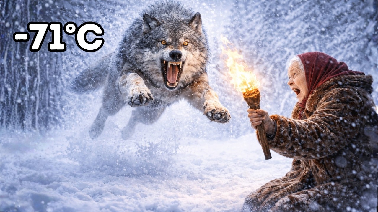 81-Year-Old Widow Stalked by a Giant Wolf in Total Darkness at –71°C in Siberia