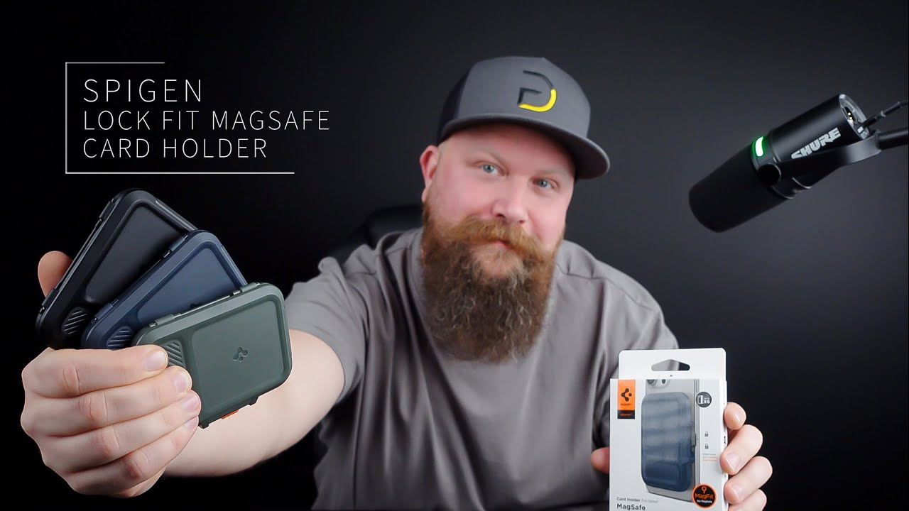 Nowoczesny Magnetyczny Portfel, Etui na Karty - Spigen Lock Fit MagSafe Card Holder