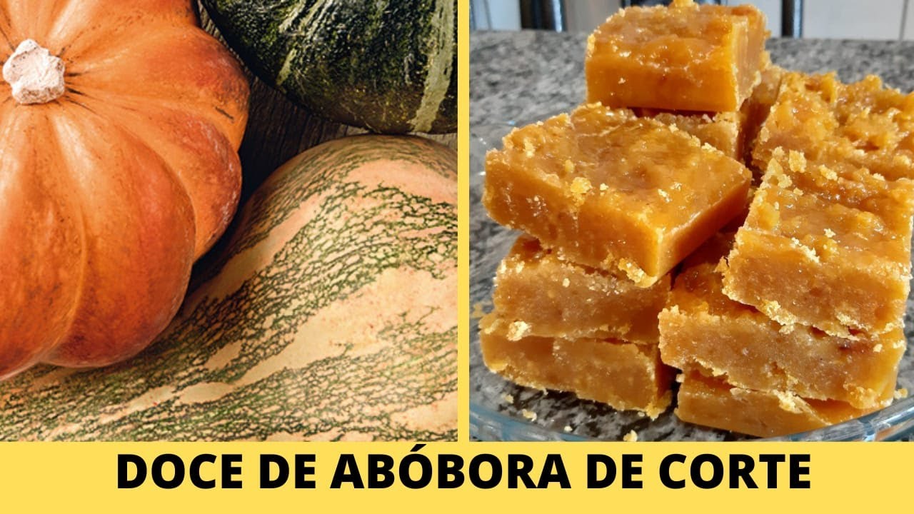 COMO FAZER DOCE DE ABÓBORA DE CORTE | DOCE DE ROÇA