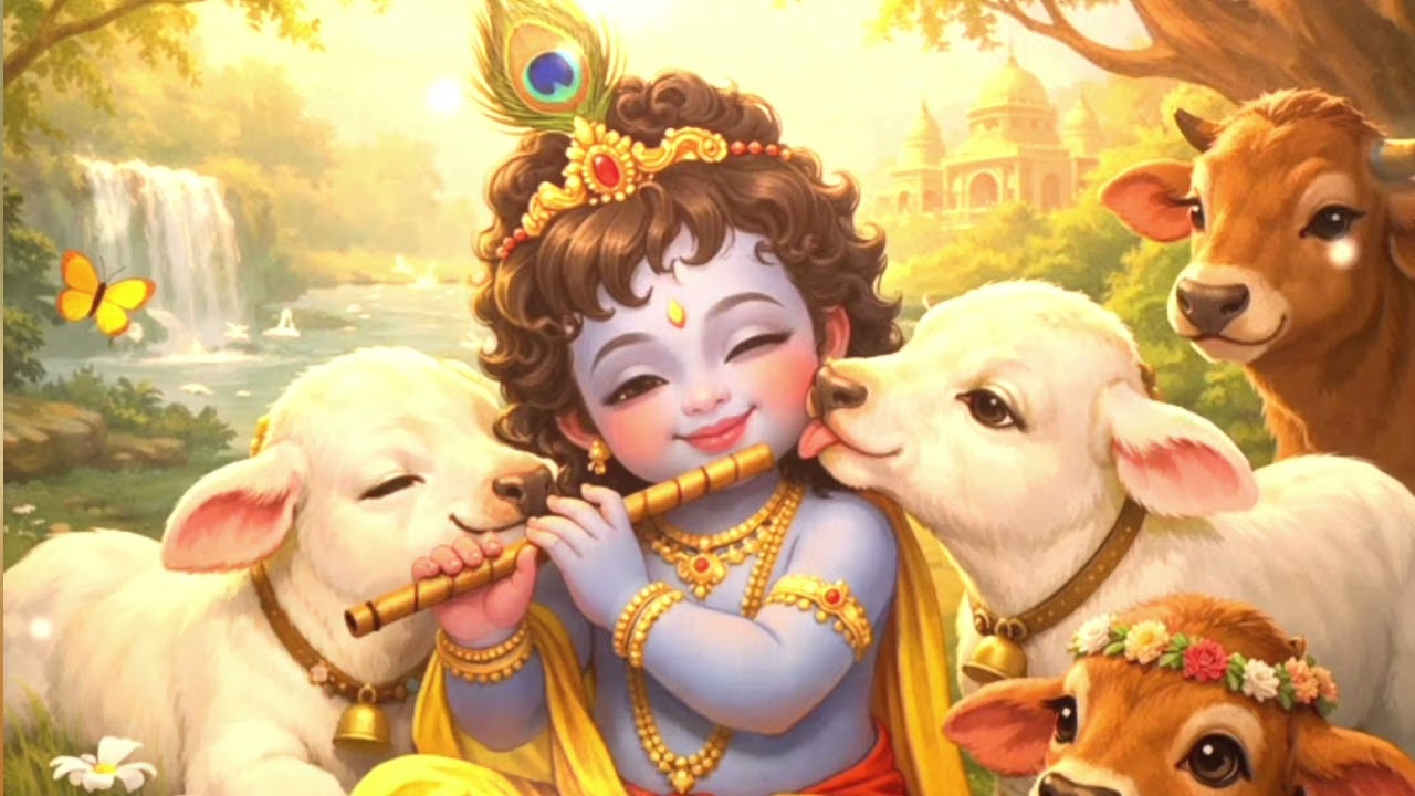 Mind relaxing music 🎶 | calming and soothing music | krishna flute music | study music #krishnaflute
