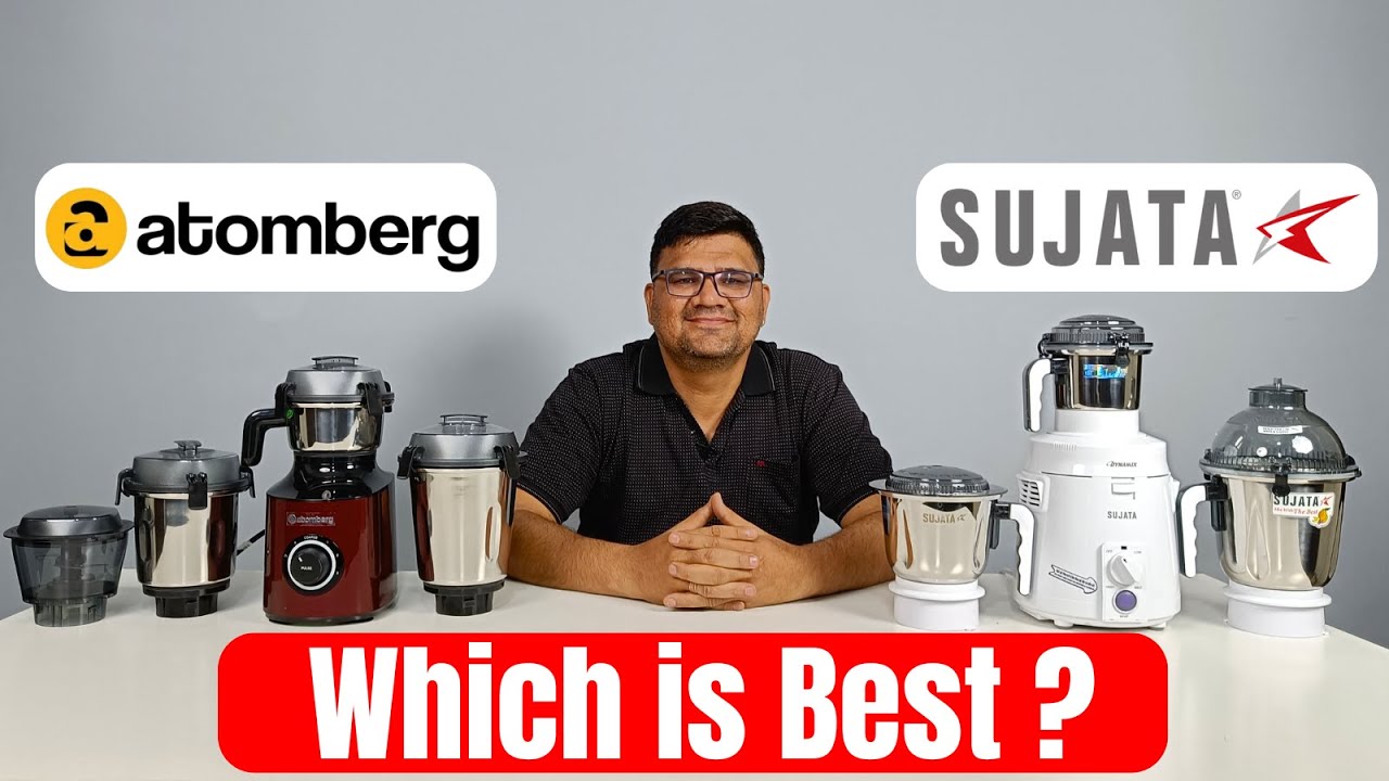 Sujata Dynamix vs Atomberg Mixer Grinder Comparison 🔥 Best Mixer Grinder 2025