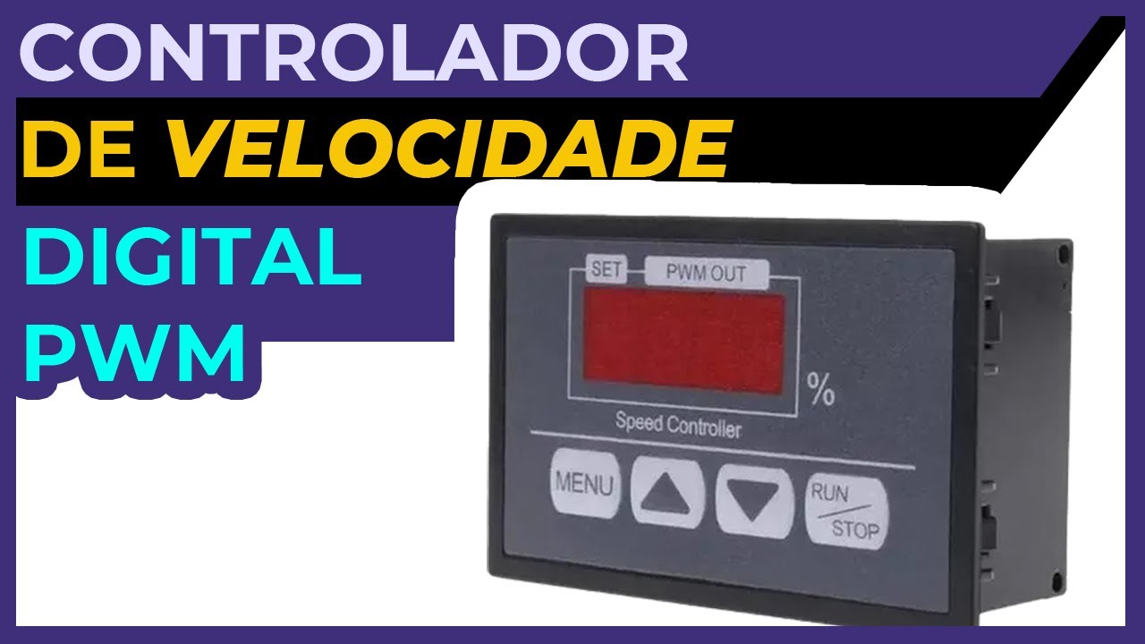 CONTROLADOR DE VELOCIDADE DIGITAL PWM | Módulo Dimmer PWM Digital de 6v A 60v 30a de alta potencia