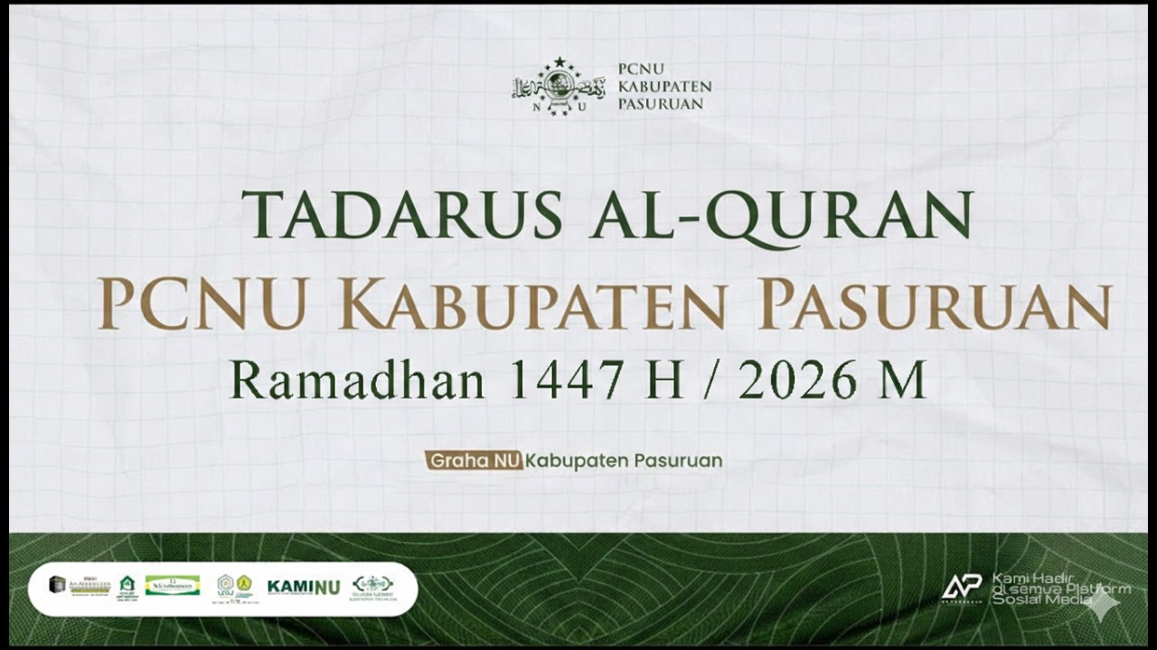 TADARUS AL QUR'AN RAMADHAN 1447 H  BERSAMA JQHNU KABUPATEN PASURUAN