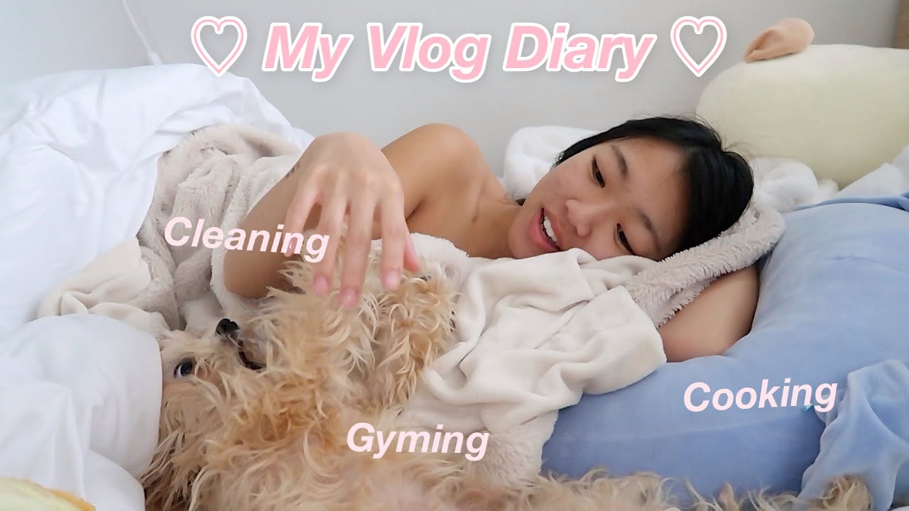 Casual days in my life: cleaning, cooking again, and trying to get back into gyming♡