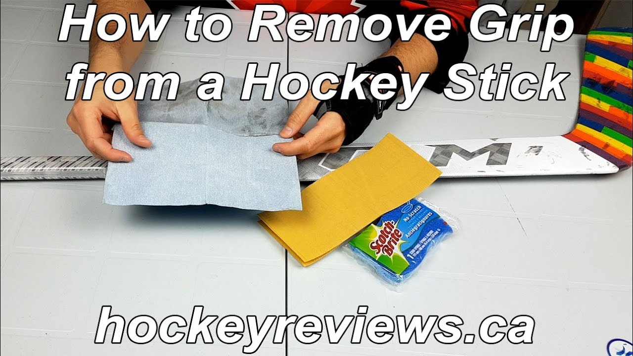 How to Remove Grip from a Hockey Stick