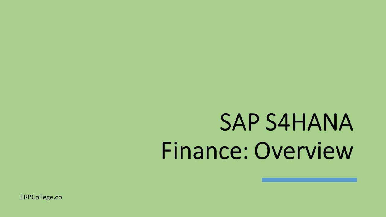 Обзор SAP S4HANA Finance (путь развития, история и перспективы)