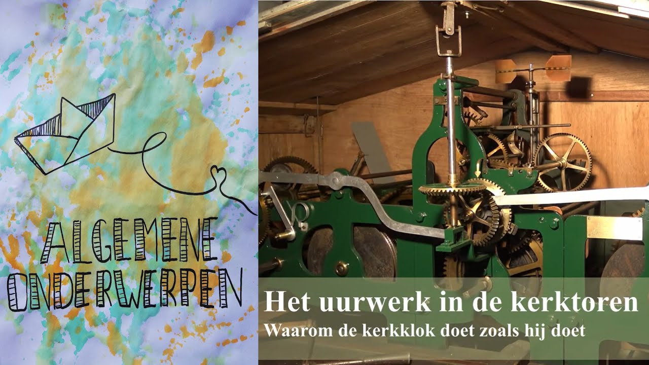 Het uurwerk in de kerktoren