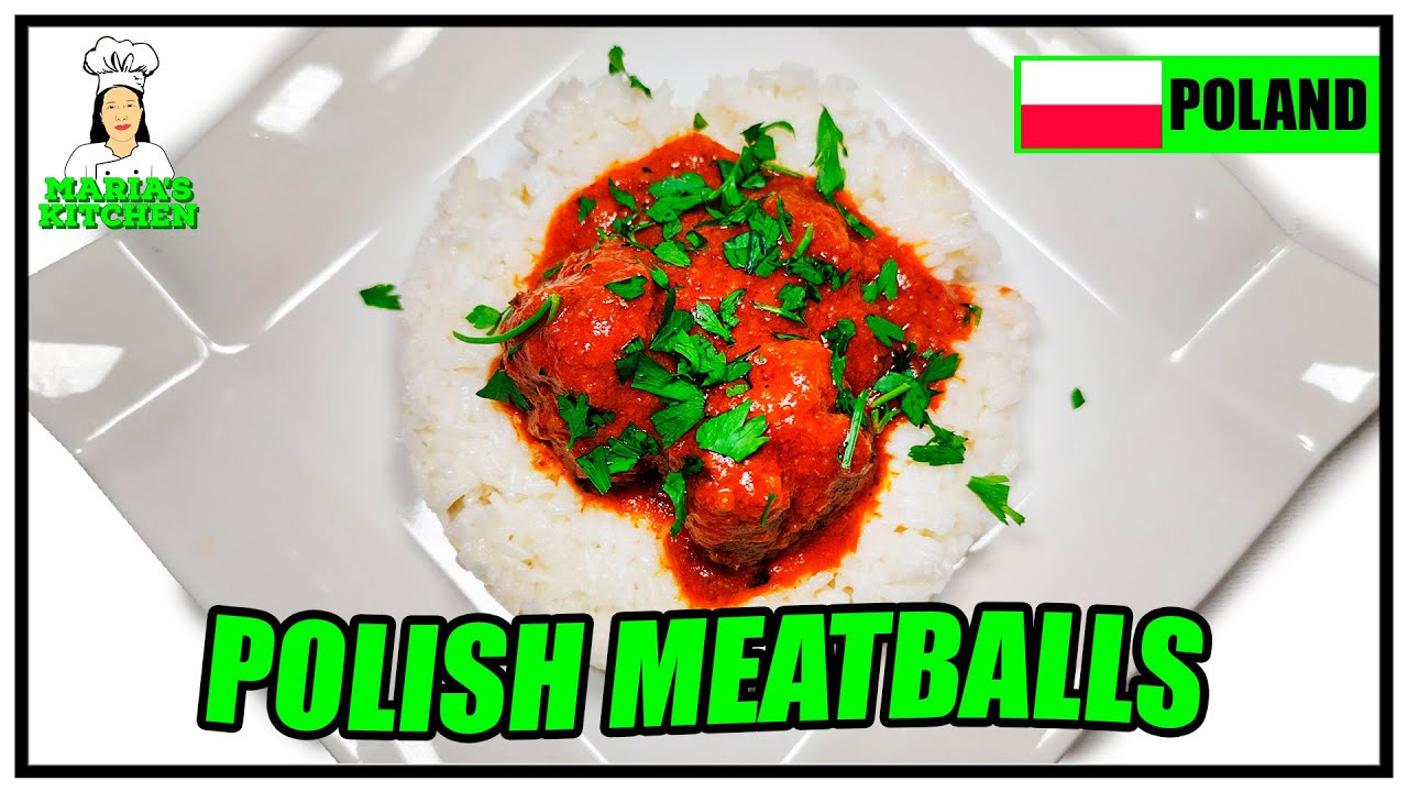 Polish Meatballs With Rice // Typical Polish Food