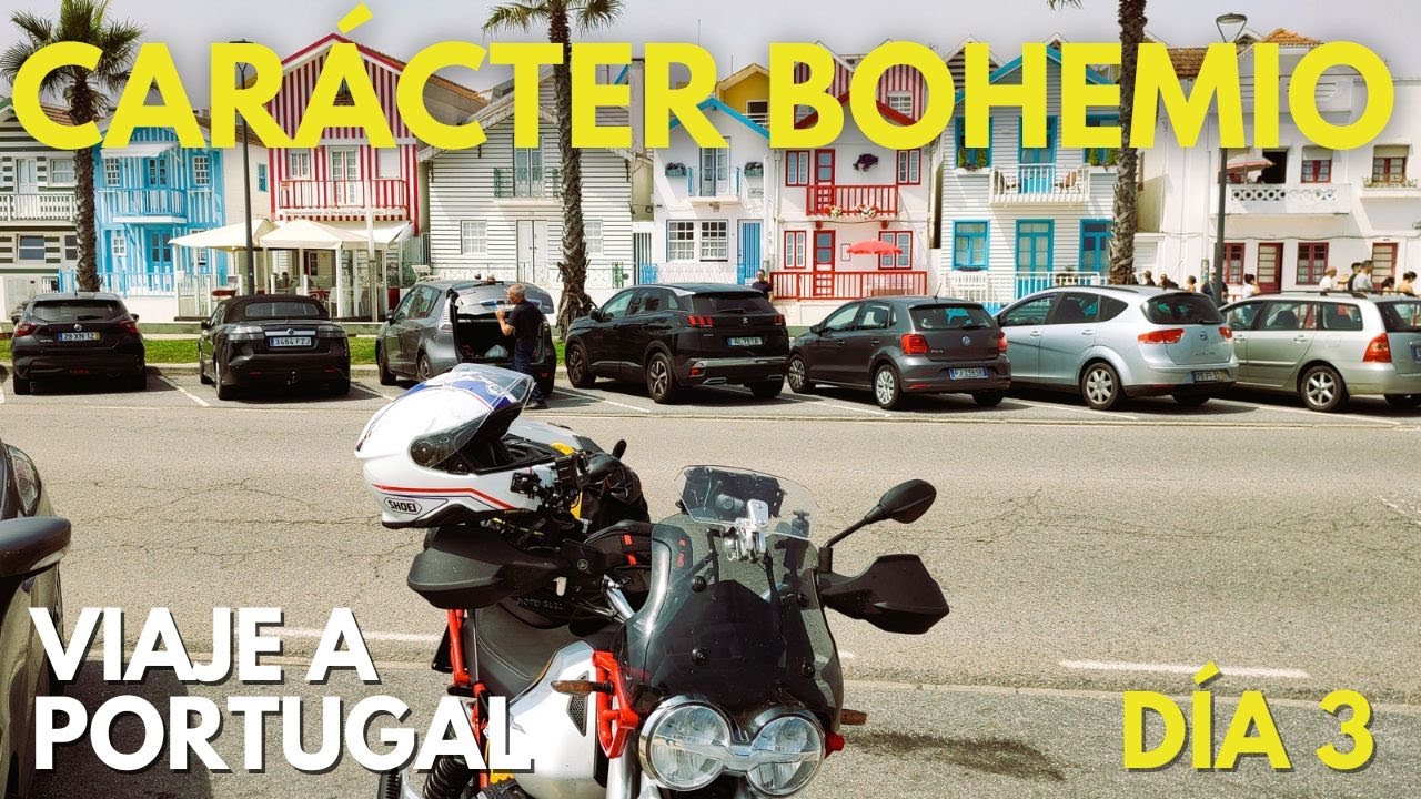 OPORTO mística y bohemia. AVEIRO colorido especial Día 3 Viaje en MOTO por PORTUGAL Moto Guzzi V85TT