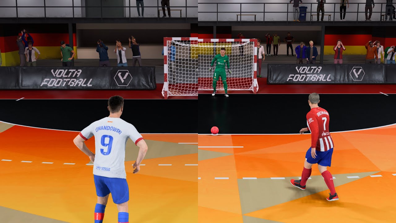 FC24 VOLTA FUTSAL PENALTY SHOOTOUT 🔥 | BARCELONA VS ATLETICO MADRID | EPIC PENALTIES 2024