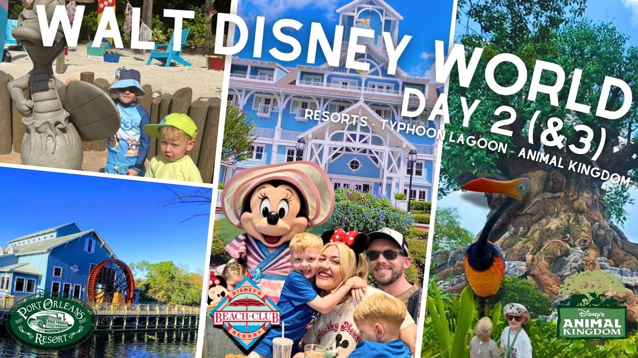 Видеоблог Walt Disney World ✨ Май 2025 г. | Выходные с путешествиями по курортам, лагуной тайфуно...