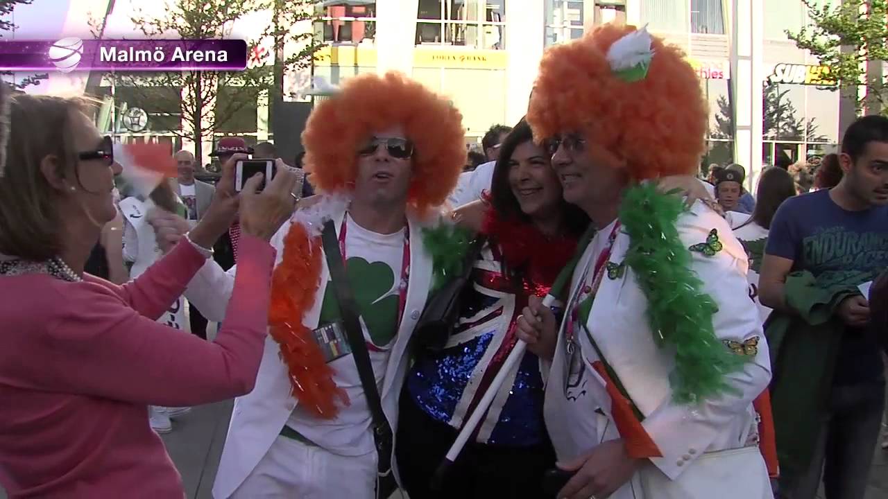 Cascada fans outside Malmo Arena - Eurovision Song Contest 2013
