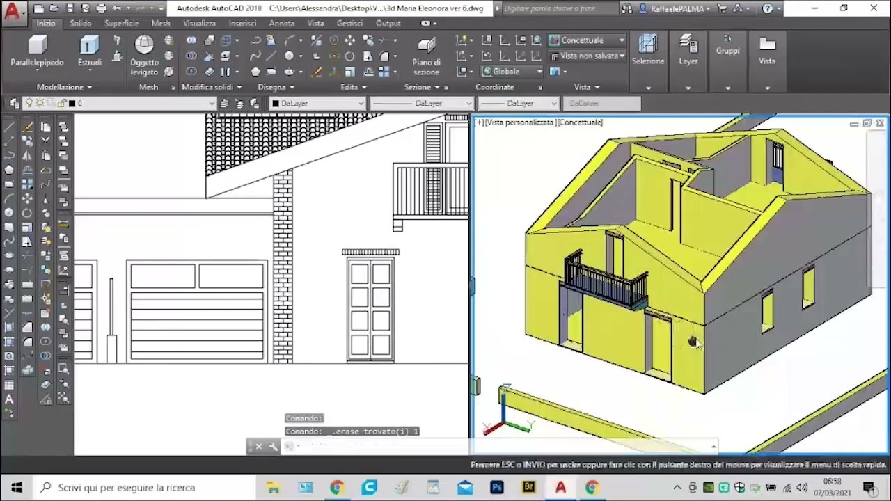 R6 -  Modellazione tridimensionale per una renderizzazione - parte 6 su 11