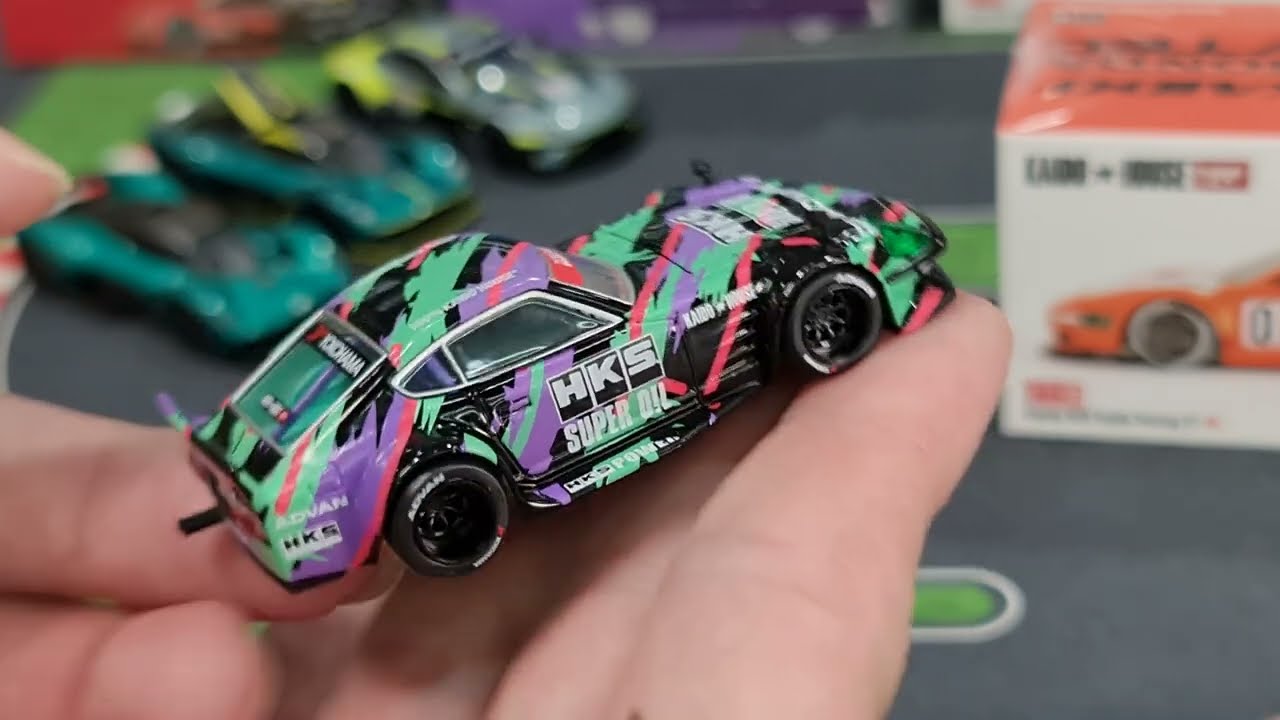 Ver2 MiniGT Drop Ep43: KAIDO HKS Z,NSX AUTOBACS? New LincolnHotRod, Porsche901 QuickBlau,LEMANS Cadi