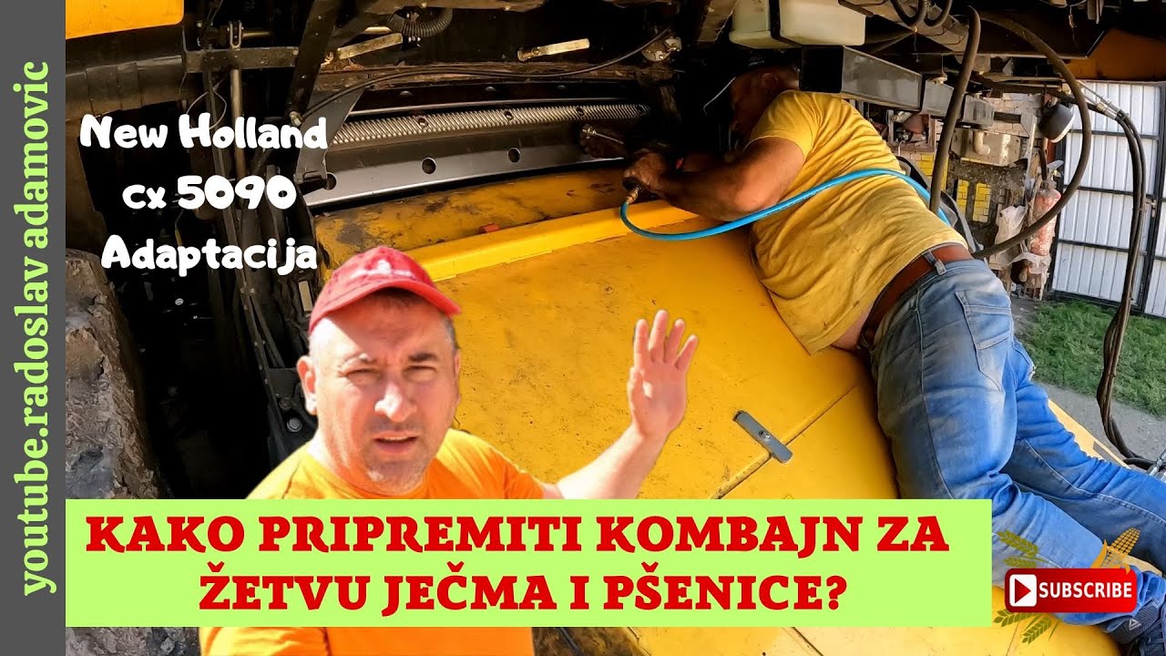 KAKO PRIPREMITI KOMBAJN ZA ŽETVU JEČMA I PŠENICE?;HOW TO PREP. COMBINE FOR BARLEY AND WHEAT HARVEST?
