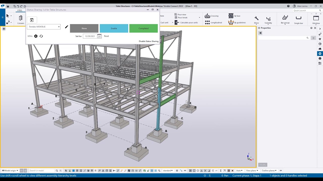 Tekla Tips - Status Sharing con Trimble Connect
