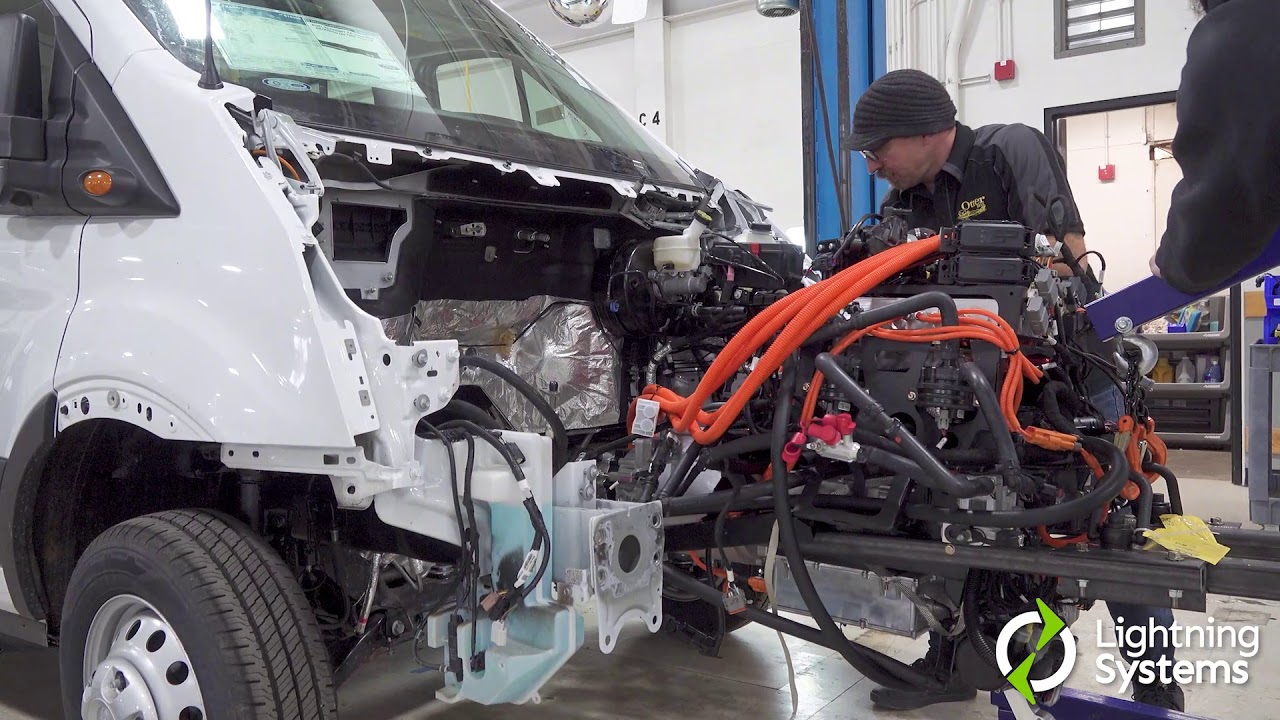 Electrifying a Ford Transit van