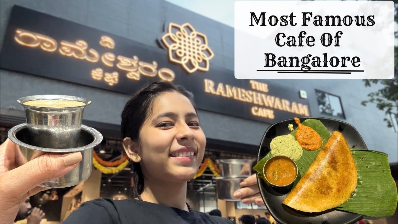 Most Famous Cafe Of Bangalore || Rameshwaram Cafe Brookfield || Best Ghee Pudi Dosa & Filter Coffee