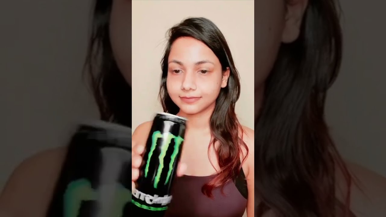 I tried Monster Drink for the first time | Taste Review #shorts #ytshorts