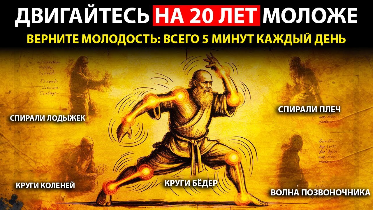 5-Минутный Монашеский Ритуал, Который Заставит Вас Двигаться Как В 20 Лет