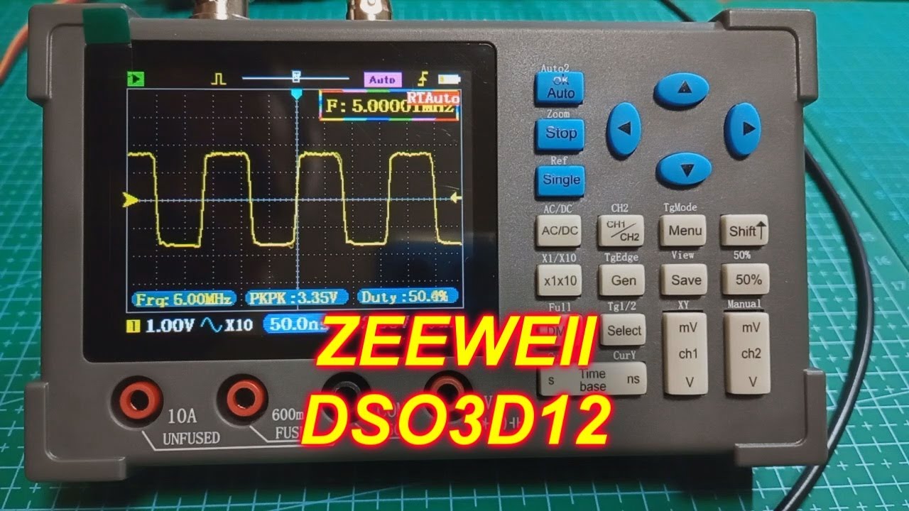Обзор осциллографа ZEEWEII DSO3D12