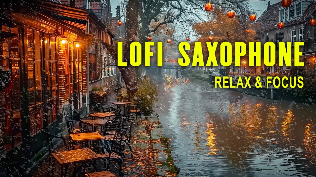🎷 Lofi Saxophone Beats | Relaxing Jazz Instrumental | Study, Work & Sleep