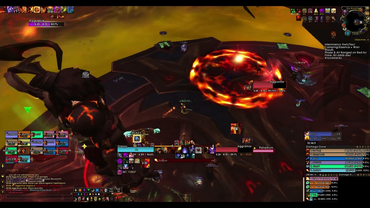 13 Wrists procs in 7 min - Aggramar MM // WoW Felsong 7.3.5