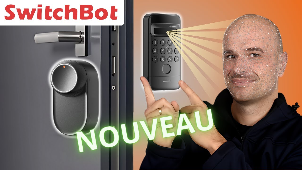 Cette SERRURE CONNECTÉE ouvre votre maison  sans CODE NI CLEF! (SwitchBot Lock Ultra,Keypad Vision)
