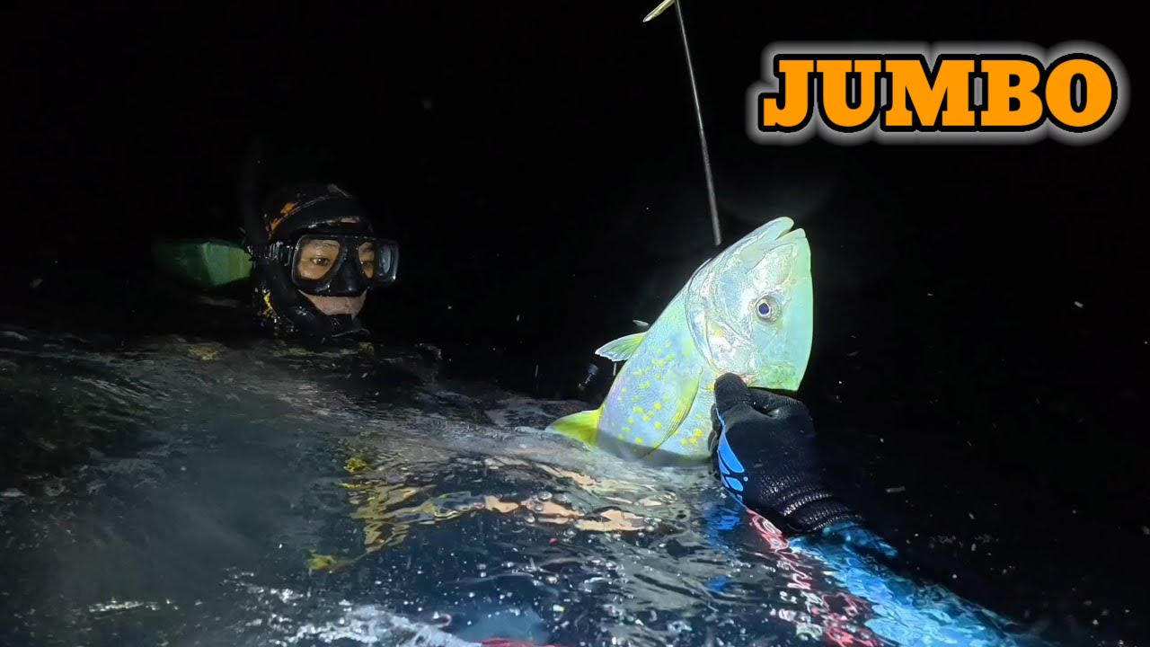 JUMBO TALAKITOK | Unang bisis ko makapana ganito kalaki sa night dive 