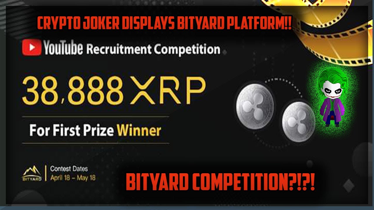 BITYARD HUGE COMPETITION?!!  | CRYPTO JOKER SHOWS BITYARD PLATFORM
